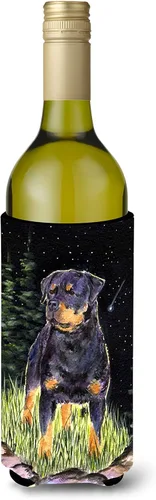 Vista 50 de Caroline's Treasures SS8447CC Starry Night English Bulldog - Enfriador para latas o botellas, lavable, funda plegable con aislamiento para bebidas