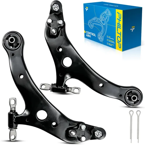Vista 62 de PHILTOP 6 piezas de brazo de control delantero inferior con barra estabilizadora de rótula para Nissan Rogue 2014-2020 Rogue Sport 2017-2022 Qashqai