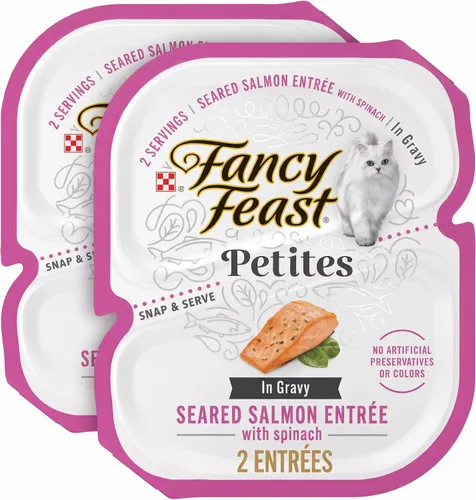 Vista 13 de Purina Fancy Feast Petites - Alimento húmedo de salmón chamuscado