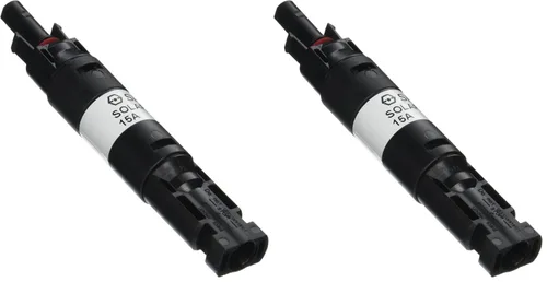 Vista 5 de Renogy 10A macho y hembra conector impermeable en línea portafusibles, w, negro