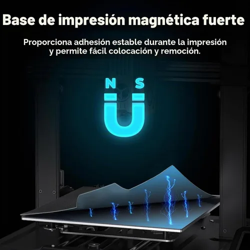 Vista 8 de Placa de construcción Creality Ender 3 2 piezas 235 * 235 mm, cama magnética suave para impresora 3D con revestimiento de PC, tapete para impresora