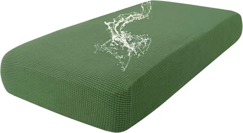 Vista 116 de Fundas impermeables para sofá seccional, fundas de cojín antideslizantes para sofá Ajuste seccional en forma de L, tela jacquard elástica, parte