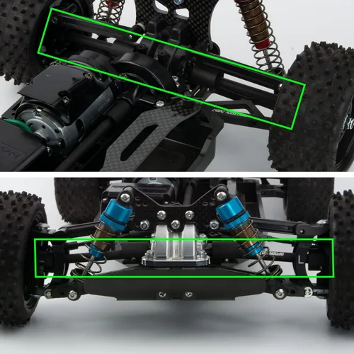 Vista 2 de TT02B Aluminio Perro Hueso Ejes De Transmisión Conjunto De Hélice Junta Eje Para Tamiya RC Car TT-02B Actualización Piezas