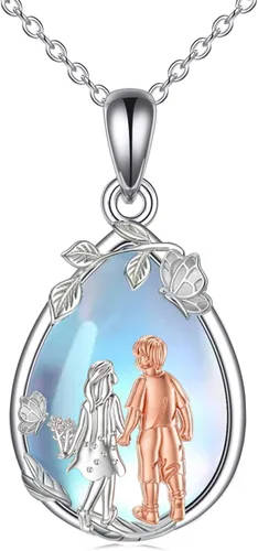 Vista 9 de Collar de Hermana de Plata de Ley - Joyería de Cumpleaños para Hermanas y Amigas