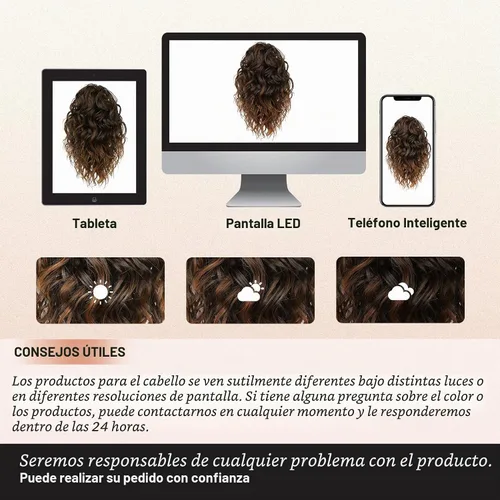 Vista 7 de Flufymooz Extensión de cola de caballo, extensión de cola de caballo corta de 12 pulgadas con pinza de garra, cabello ondulado rizado, clip
