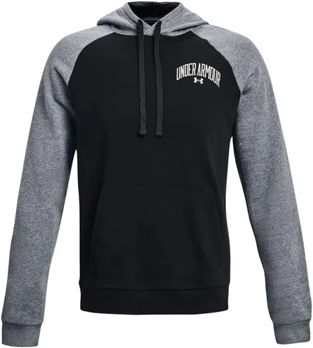 Vista 3 de Under Armour Sudadera con capucha Rival Wordmark Colorblock para hombre