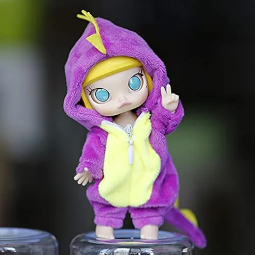 Vista 4 de Lindo dinosaurio animal monstruo muñeca ropa para OB11, Molly, Gsc, 1/12 BJD muñeca accesorios juguetes muñecas ropa (BL)