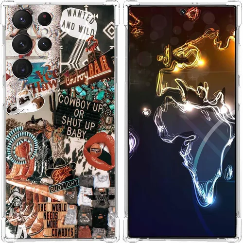 Vista 33 de Funda de collage estético para Samsung Galaxy S21, patrón de citas positivas, funda de TPU suave de moda compatible con Galaxy S21