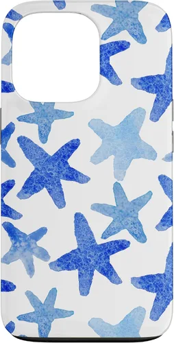 Vista 10 de Coastal Granddaughter Preppy Starfish Nautical Beach Ocean Case for iPhone 17