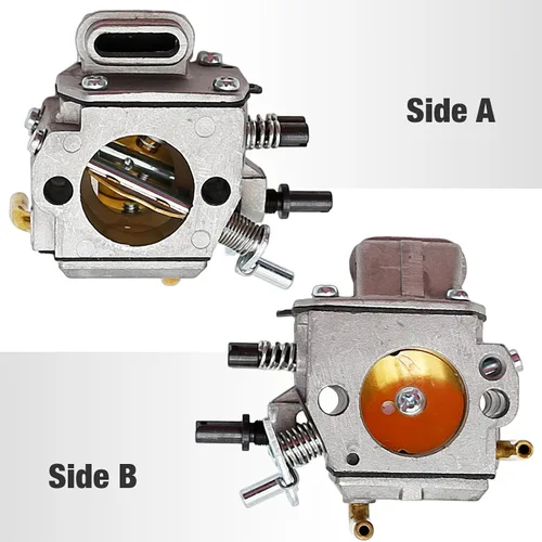 Vista 4 de SYOWADA Kit de carburador MS390 de repuesto para Stihl 029 MS290 MS310, con tira de parachoques de junta de carbohidratos, bujía, repuesto para 1127