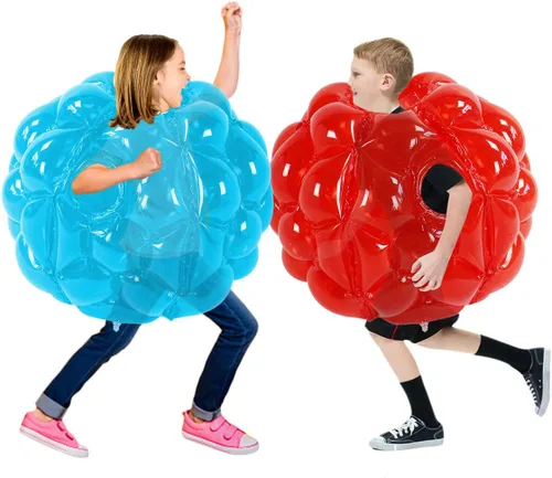 Vista 6 de Paquete de 2 - parachoques para niños, pelota que rebota para niños, pelotas de sumo para niños, pelota de césped para juegos de equipo al aire