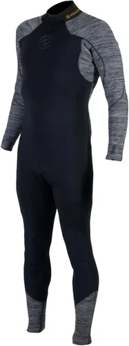 Vista 5 de Aqualung Men's AquaFlex Dive Wetsuit - Flexible 4-Way Stretch Neoprene Full Suit w/Powertex Knee Protection for Scuba Diving