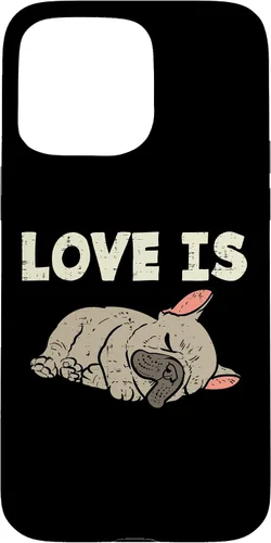 Vista 31 de Love is French Bulldog - Funda de regalo para iPhone 17