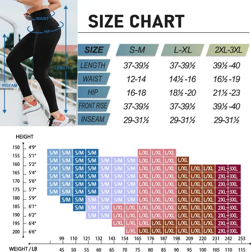 Vista 6 de Paquete de 4 leggings para mujer, levantamiento de glúteos, cintura alta, control de abdomen, adelgazantes, color negro, no transparente, pantalones
