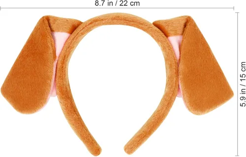 Vista 9 de VALICLUD Diadema de orejas de animal para perro, diadema de orejas de perro, diadema de orejas de animal