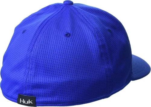 Vista 2 de HUK Men's A1a Barb Stretchback Moisture Wicking Trucker Hat