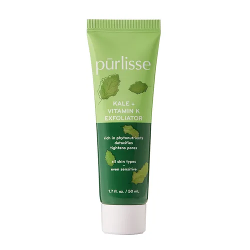 Vista 8 de Pürlisse - Exfoliante facial de fruta de dragón + niacinamida, lavado facial exfoliante para brillo y textura mejorada, fortalece la barrera