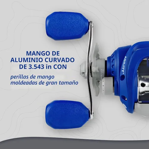 Vista 8 de Shakespeare Agility Low Profile Fishing Reel