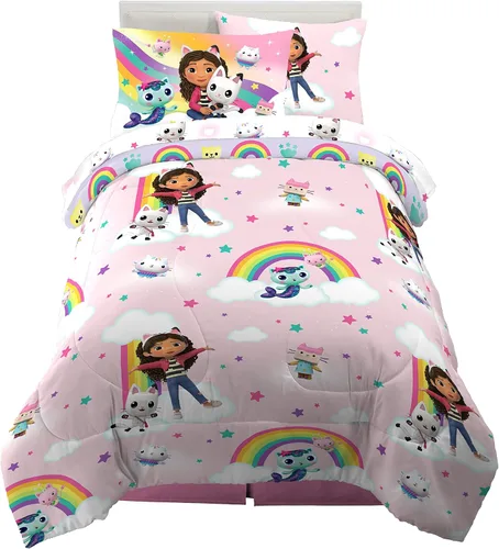 Vista 50 de Franco - Juego de edredón y sábanas para niños de microfibra supersuave con funda, 5 piezas, tamaño individual, LOL Surprise