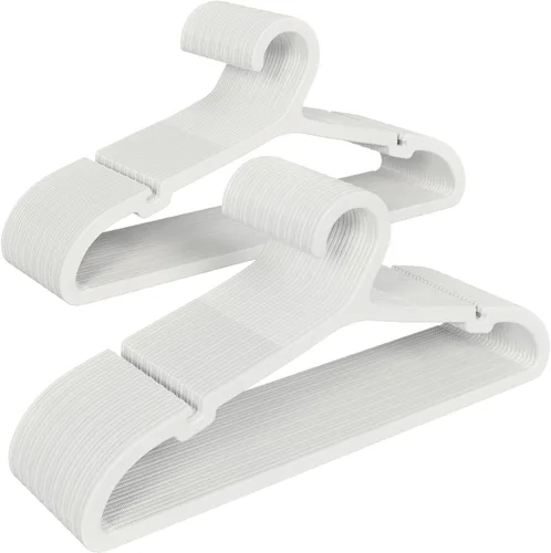 Vista 10 de ABHENG UAPY0530B - Paquete de 30 perchas para ropa, perchas de plástico antideslizantes, perchas que ahorran espacio, resistentes, para colgar ropa