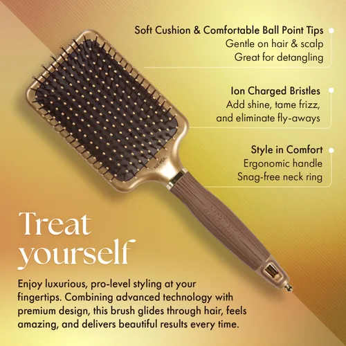 Vista 3 de Olivia Garden Cepillo de pelo de cerámica + Ion Nano Thermic Styler
