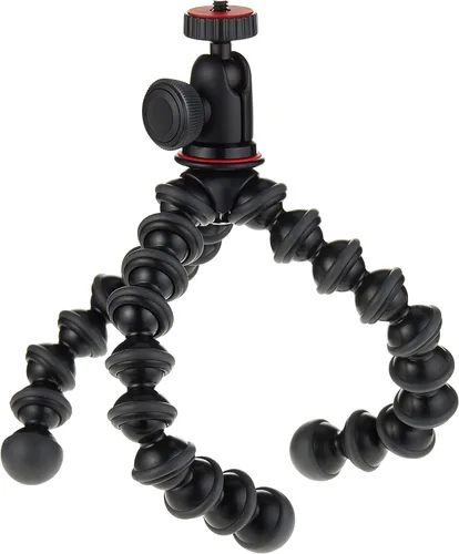 Vista 2 de Joby GorillaPod - Kit de trípode compacto con cabezal esférico para cámaras sin espejo de hasta 2.2 libras, negro/carbón.