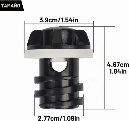 Vista 3 de Cooler Drain Plug, 2 Pack Replacement, Compatible with Yeti Roadie, Tundra, and Tank Coolers and Fit for RTIC Coolers
