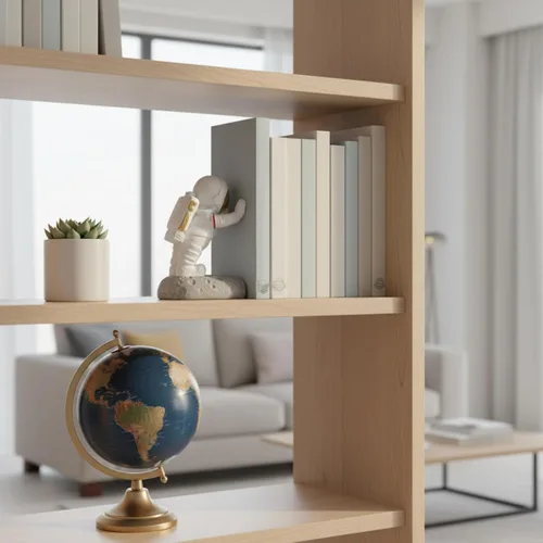 Vista 6 de Sujetalibros de astronauta, decoración espacial para habitaciones de niños y oficina en casa, soportes resistentes con base antideslizante, diseño