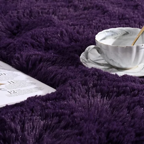 Vista 149 de Softlife Alfombra naranja para dormitorio, alfombra de felpa esponjosa para sala de estar para niñas, alfombra lanuda para niños, alfombra suave