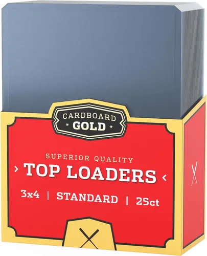 Vista 8 de Cardboard Gold Cargadores superiores de 35 puntos para tarjetas - 500
