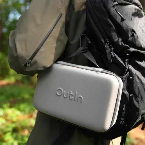 Vista 7 de OutIn Máquina de café espresso eléctrica portátil Nano con bolsa de transporte