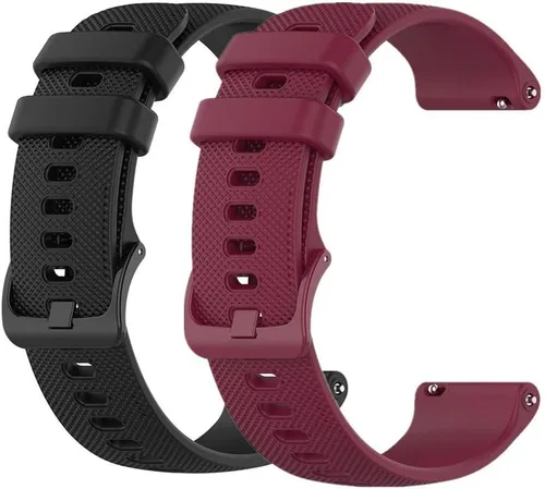 Vista 5 de 22mm Watch Band Compatible with Garmin vivoactive 4/Venu 2,Sport Strap Silicone Replacement Band for Polar Vantage M