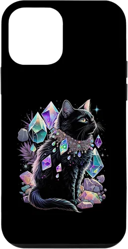 Vista 12 de Funda con diseño de ilustración para iPhone 15 con diseño de gato esotérico