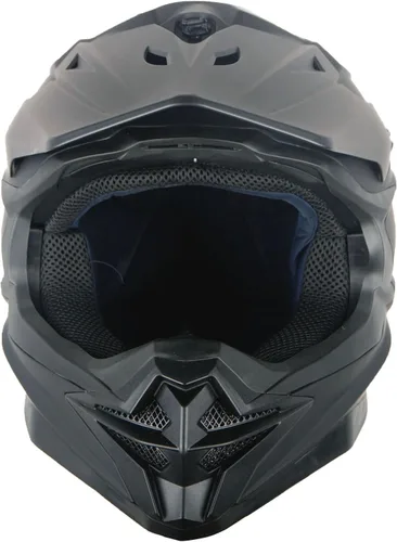 Vista 4 de 1Storm - Casco de motocross para adultos, bicicleta de montaña de descenso, BMX, MX, ATV, motocicleta todoterreno, estilo Storm HF803; negro mate