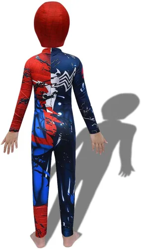 Vista 7 de Lansidun Costumes for Kids Boys Halloween Black Cosplay Superheros Outfits