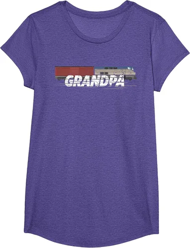 Vista 84 de RC Model Train Shirt Grandpa Train Boxcar HO Scale T-Shirt Negro