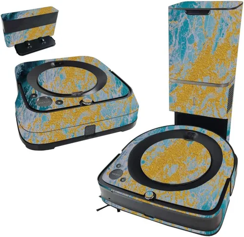 Vista 25 de MightySkins Skin compatible con iRobot Roomba s9+ Vacuum & Braava Jet m6 Bundle – Blue Canyon Cubierta de vinilo duradera y única Fácil
