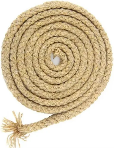 Vista 20 de 5 mm * 295 pies de cuerda de macramé de algodón natural de 8 hebras trenzadas para manualidades de ganchillo, hilo para colgar en la pared y Lgn