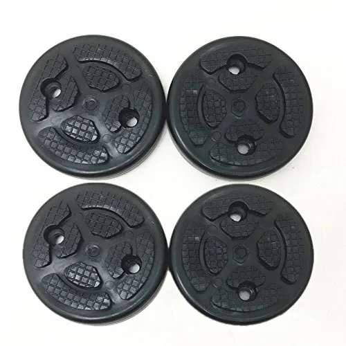 Vista 8 de 4 unids/lote Balck Color Lift Pad Redondo Almohadillas de goma pesada para coche Camión Ascensor Accesorios