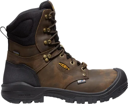 Vista 2 de KEEN Utility Botas de trabajo independientes de cuero impermeable con punta compuesta de 8 pulgadas para hombre