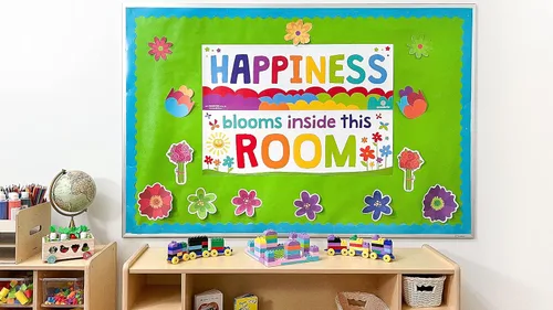 Vista 3 de Sproutbrite Juego de 2 pósteres educativos de 13.5 x 39 pulgadas, pósteres para profesores, pósteres positivos para el aula y decoración de pared