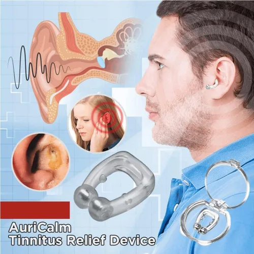 Vista 4 de Acupeace - Alivio de tinnitus para orejas zumbidas, dispositivo de alivio de tinnitus Acupeace, clip de oreja antitinnitus, dispositivo para detener