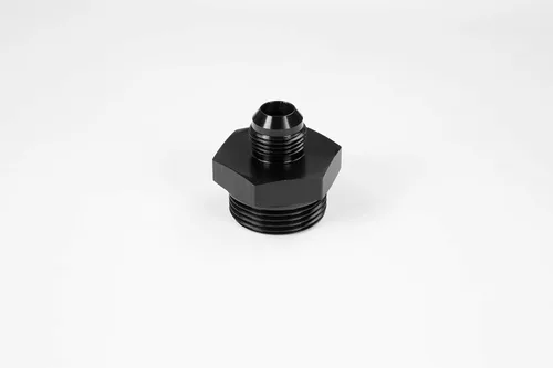 Vista 21 de Aeromotive 15608 Aluminio anodizado negro -10AN macho conector de combustible con rosca estriada