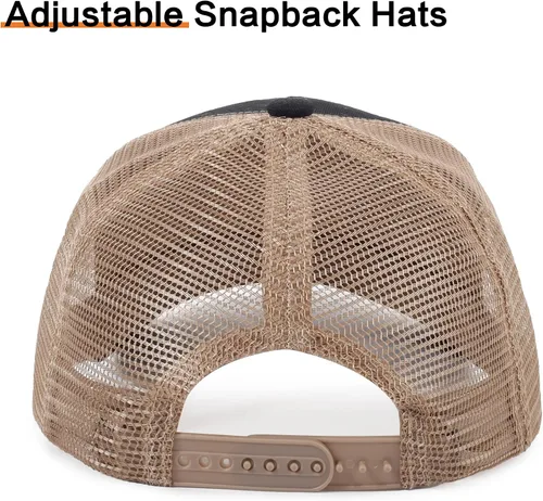Vista 3 de Gorra de béisbol bordada ajustable para hombre, gorra de béisbol bordada con malla transpirable, parche cuadrado, gorras para mujer