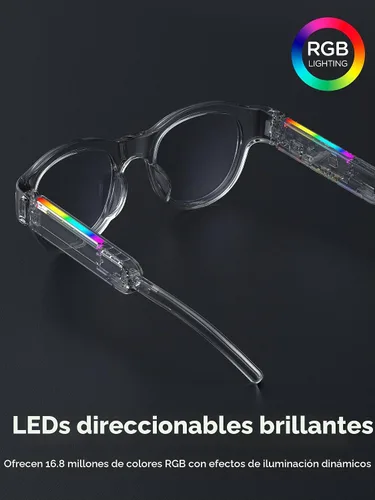 Vista 6 de Lentes inteligentes para niños, lentes de sol polarizados con altavoz Bluetooth, protección UV atlética/al aire libre y control de voz, niños de 6 a