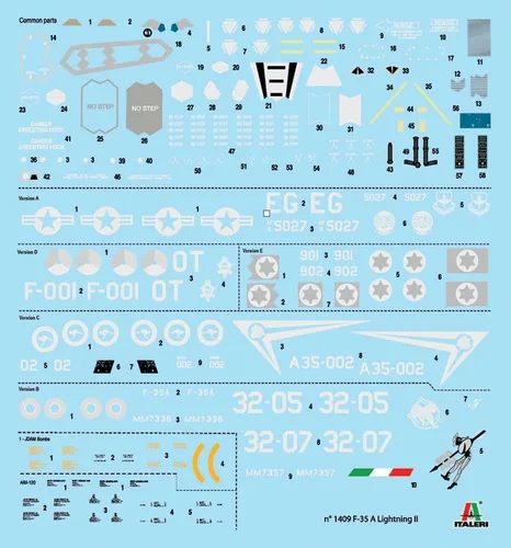 Vista 2 de Italeri Jaguar Gr.3 Big Cat - Escala de colores especiales 1: 72, aviones de combate