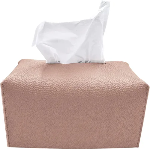 Vista 31 de Carrotez Funda para caja de pañuelos, soporte cuadrado de piel sintética refinada, soporte decorativo para encimera de tocador de baño, mesitas