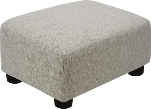 Vista 15 de CAROLMADE Taburete Pequeño Otomana Reposapiés con Patas Bajo el Escritorio Reposapiés para Sala de Estar, Dormitorio y Oficina, Negro