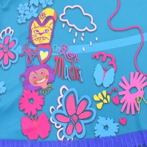 Vista 5 de VINGSEYY - Vestido de Isabela para niñas disfraz de princesa dibujos animados Mirabel con bolsa