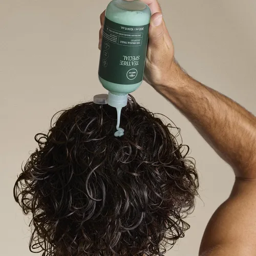 Vista 15 de Champú especial de Tea Tree, Limpieza profunda, Refresca el cuero cabelludo, Para todo tipo de cabello, especialmente cabello graso
